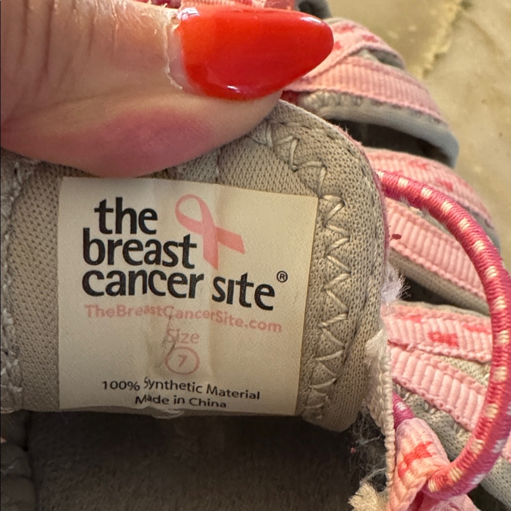 Breast Cancer Pink Sandal Size 7 - Picture 4 of 5